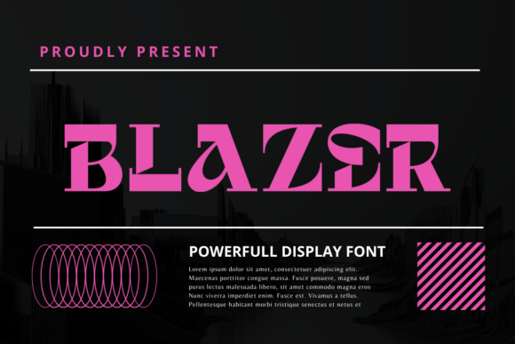 Blazer: A Modern Display Font for Confident Digital Branding