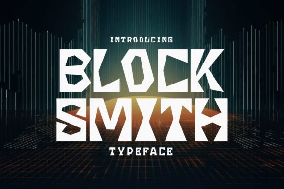 Blocksmith: A Bold Display Font That Builds Brand Confidence