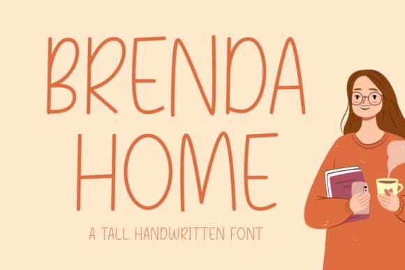 Brenda Home: A Joyful Display Font for Handmade Brands