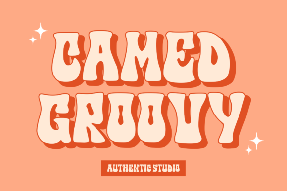 Camed Groovy: A Display Font with Warm, Rhythmic Charm