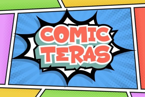 Comic Teras: A Playful Display Font with Editorial Heart