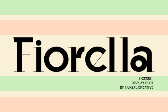 Fiorella: A Modern Display Font for Editorial Clarity and Charm