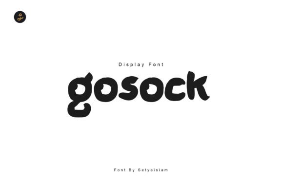 Gosock: A Handwritten Display Font That Stands Out—Not Just in Theory