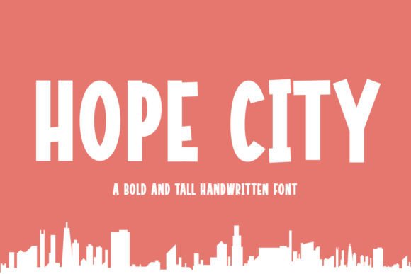 Hope City Font: Bold, Joyful Display Type for Handmade Brands