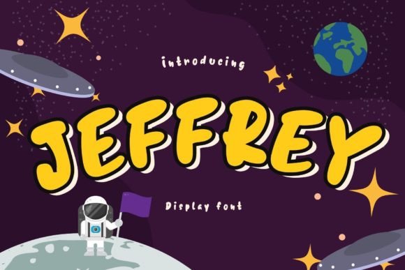 Jeffrey: A Playful Display Font That Makes Campaigns Click