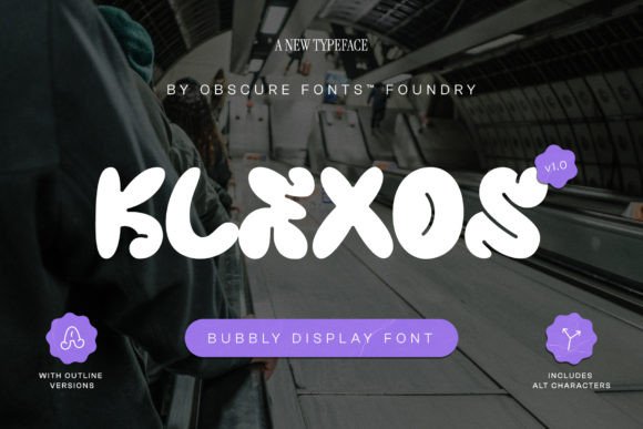 Klexos: A Playful Display Font with Street-Smart Charm