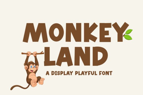 Monkey Land: A Bold Display Font for Scroll-Stopping Marketing