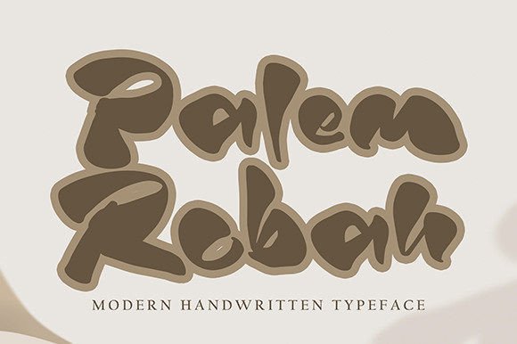 Palem Robah: A Quirky Display Font That Actually Works