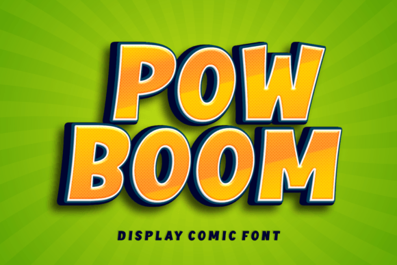Pow Boom: A Display Font That Sparks Joy in Editorial Design