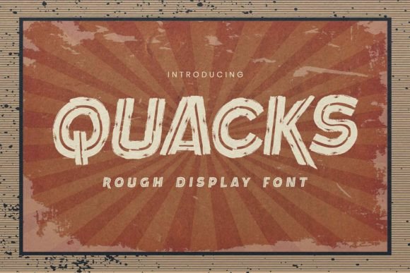 Quacks: A Standout Display Font for Scroll-Stopping Marketing