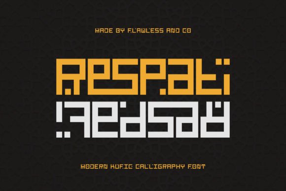 Respati: A Striking Display Typeface for Digital Branding