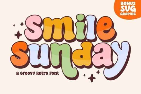 Smile Sunday: A Retro Display Font That Lifts Your Web Design