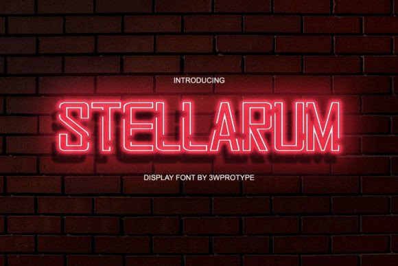Stellarum: A Display Font for Editorial Charm and Clarity
