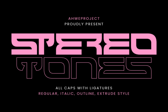 Stereotones: A Display Font That Makes Your Brand Feel Alive