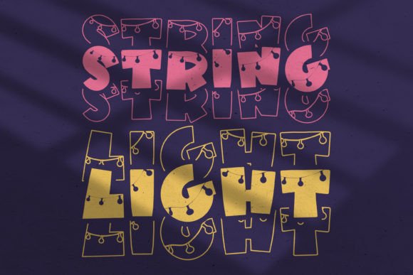 String Light Font: A Display Typeface That Adds Warmth to Your Brand