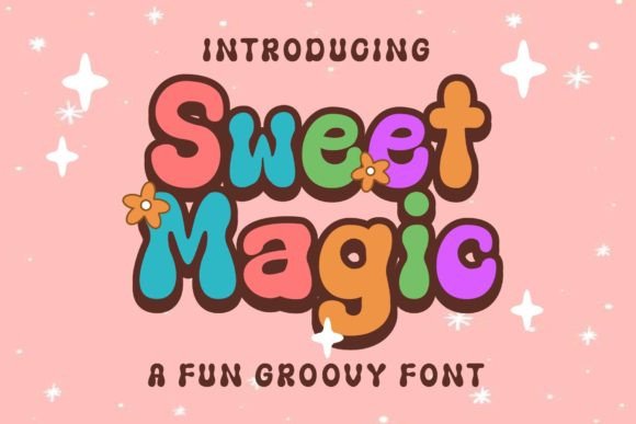 Sweet Magic: A Playful Retro Display Font for Digital Brands