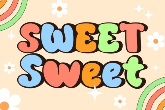 Sweet Sweet Font: A Whimsical Display Typeface for Delightful Branding