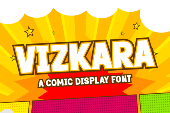 Vizkara: A Comic-Style Display Font That Cuts Through the Feed