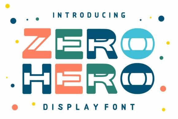 Zero Hero: The Friendly Display Font That Grabs Attention